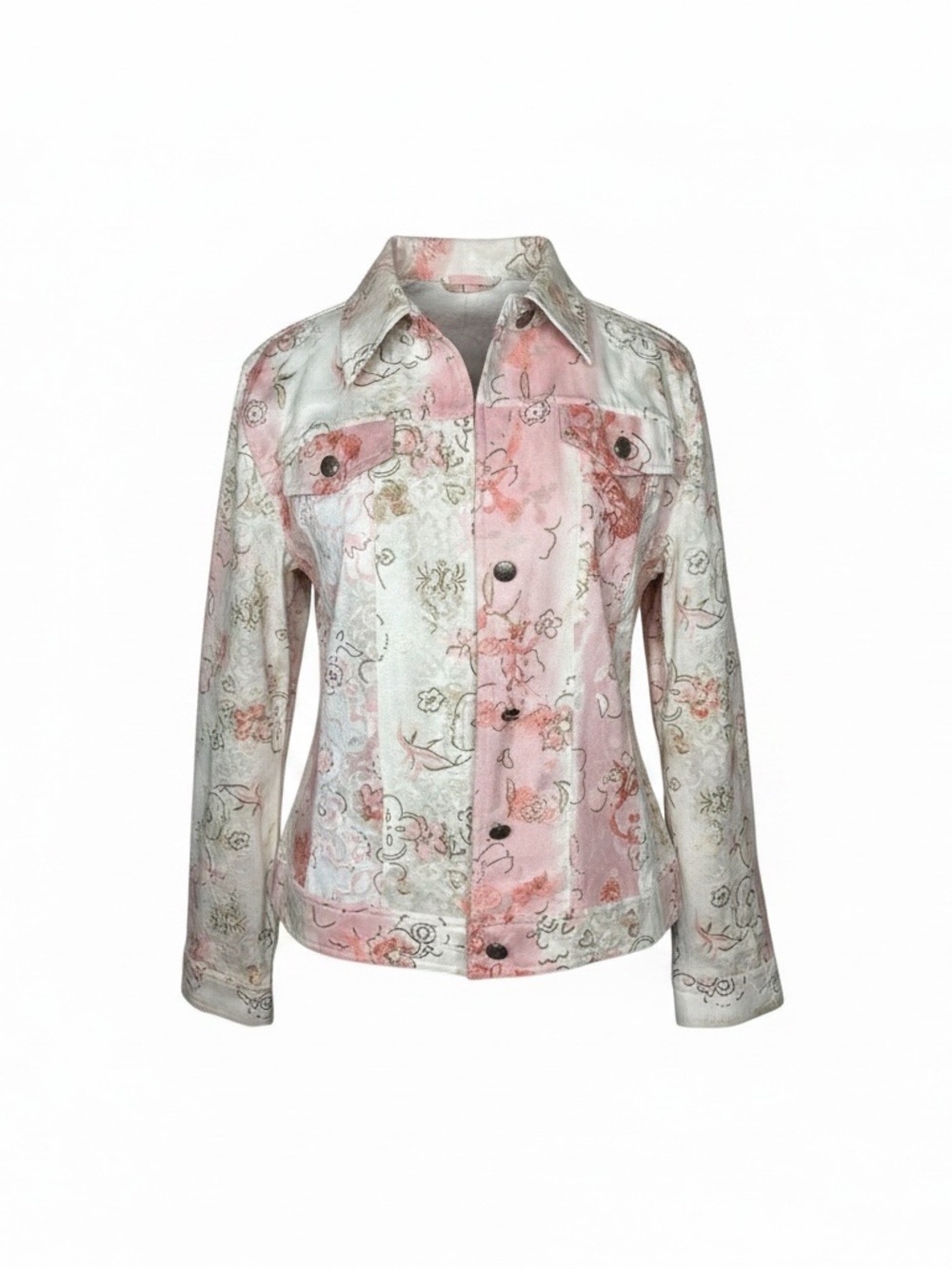 Christopher & Banks Floral Brocade Jacket XL